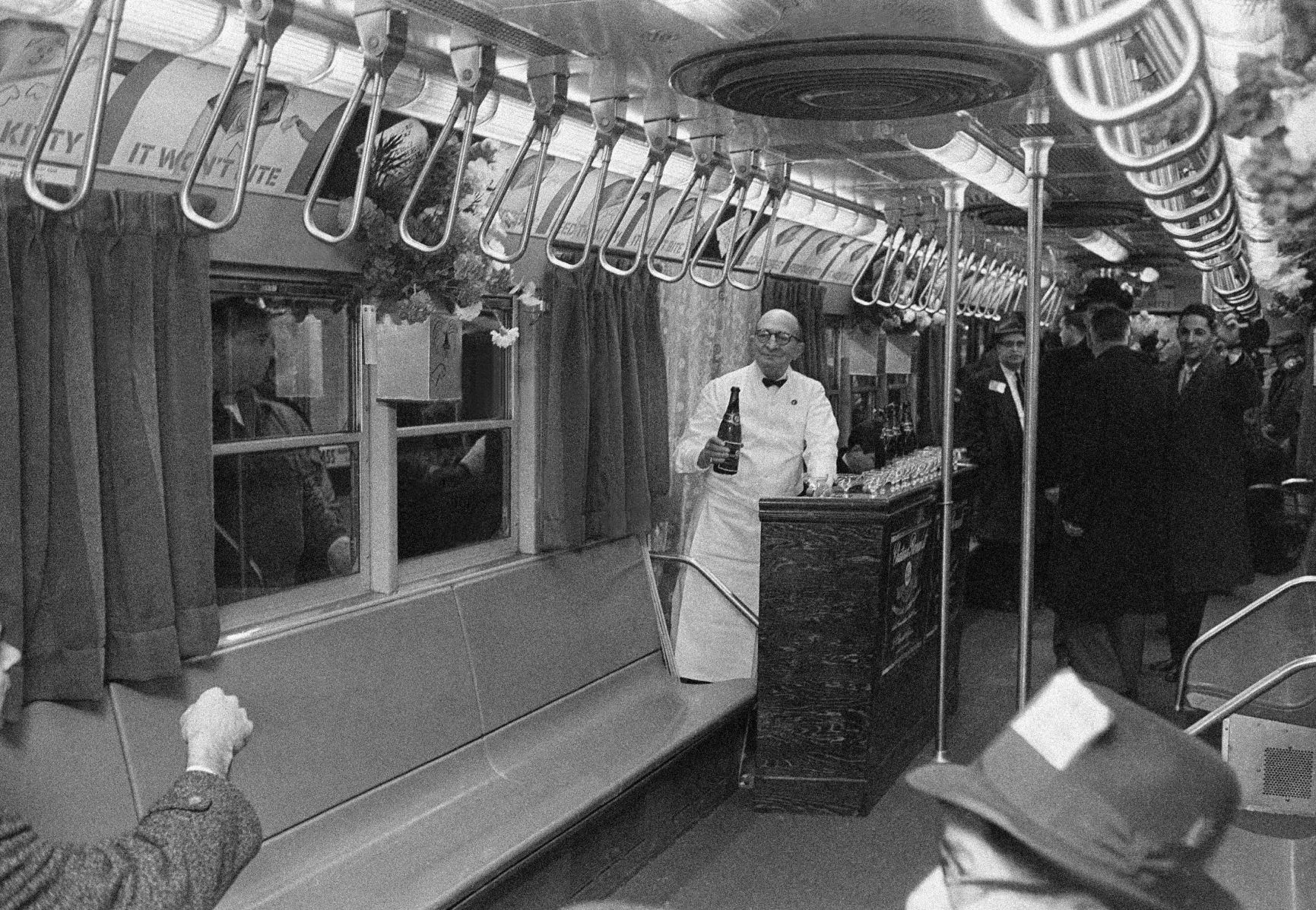 NYC subway bar 1962